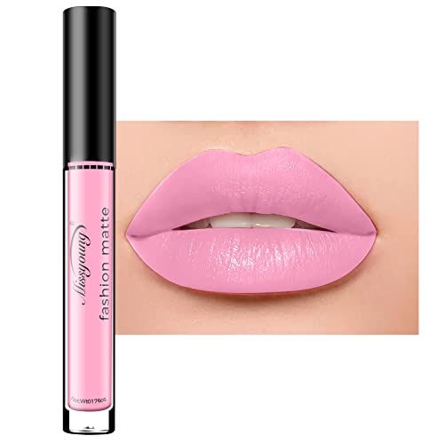 Allbesta Langlebig Wasserdicht Flüssigkeit Matt Lippenstift Matte Lip Gloss Wasserfest Make-up Non-stick Cup (1#) von Allbesta