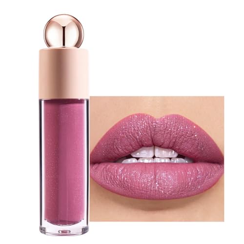 Allbestaye 8 Farben FlüSsiger Glitzer-Lippenstift, Glitzernder Lipgloss, Schimmernder, Matter Lippenstift, Wasserfester, Langlebiger, Glitzer-Make-Up-Lippenstift, Geschenk FüR Frauen von Allbestaye