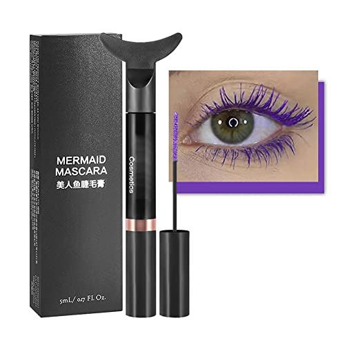 Allbestaye Bunt Mascara Wasserfest Blau Grün Rot Schwarz Weiß Wimpern Make-up Feiner Pinsel von Allbestaye