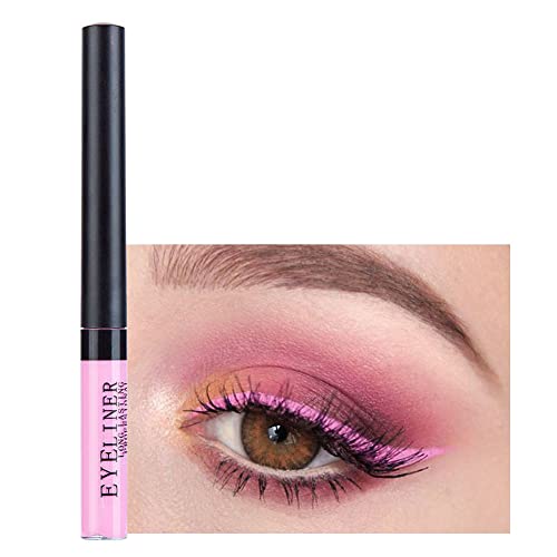 Allbestaye Bunt Matte Farbe Eyeliner Liquid Wasserfest Blau Lila Grün Weiß Braun Make-up Eye Liner von Allbestaye