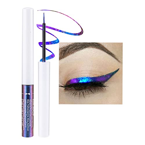 Allbestaye Chameleon Liquid Eyeliner, Highly Pigmented Intense Color Shifting, Waterproof Long Lasting Eye Makeup with Ultra-Fine Tip Metallic Multi-Reflective Finish Eye Liner (#05) von Allbestaye