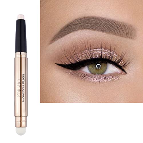 Allbestaye Cream Eyeshadow Lidschatten - Long-lasting Waterproof Shimmer Glitter Eyeshadow Stick - Soft & Creamy Texture Eye Shadow Eyeliner Augen Make-up von Allbestaye