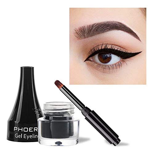 Allbestaye Farbe Eyeliner Gel Liner Bunt Matte Wasserfest Blau Lila Grün Weiß Braun Gold Eye Make-up von Allbestaye