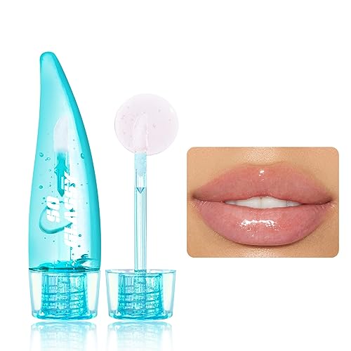 Allbestaye Lip Oil, Lippenöl Lipgloss, 6 Farben Lip Plumping Lippenstift Farbe Ändern Temperatur Lang Anhaltende Wasserdichte Feuchtigkeitsspendende lip gloss für Frauen Mädchen (A5) von Allbestaye