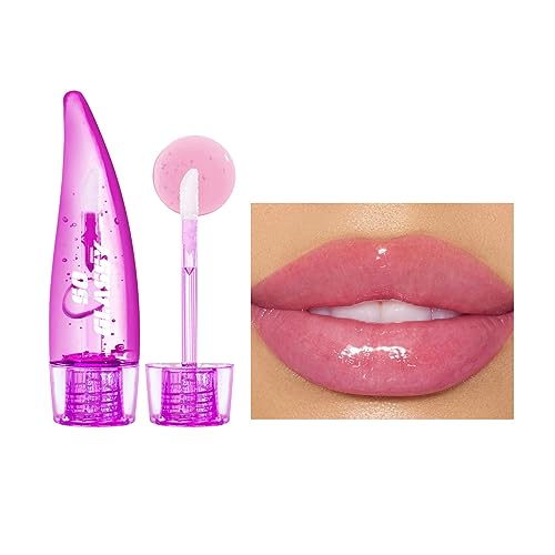 Allbestaye Lip Oil, Lippenöl Lipgloss, 6 Farben Lip Plumping Lippenstift Farbe Ändern Temperatur Lang Anhaltende Wasserdichte Feuchtigkeitsspendende lip gloss für Frauen Mädchen (A6) von Allbestaye