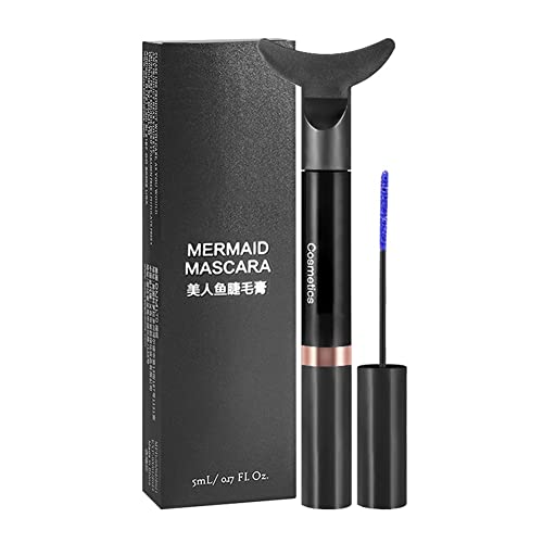 Allbestaye Wimpern Volumen 3D Mascara Seidige Faser Lange Wasserdichte Natürliche Mascara Schwarz Braun Lila Weiß Blau von Allbestaye