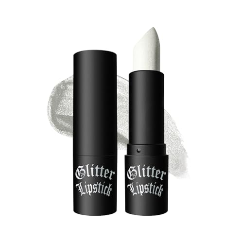 Glitzer-Lippenstift, langlebig, wasserfest, glitzernd, schimmernd, metallischer Glitzer-Lipgloss, Diamant-glänzender roter Lippenstift, Glimmer-Glow-Lipgloss für Frauen-Lippen-Make-up von Allbestaye