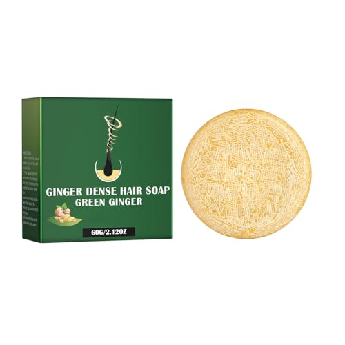 Ingwer-Haarwuchs-Kit - Ingwer-Haarwuchs-Seife, für Haarwachstum, gegen Haarausfall, nährt das Haar, repariert die Haarwurzeln, geeignet für Männer und Frauen Haartyp von Allbestaye