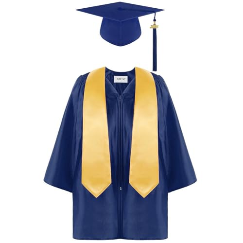 Allbestop Abschluss Talar Mit Doktorhut Graduationrobe Kinder Talar Doktorhut Graduation Hat Holder Geschenk Zum Abschluss Abschluss Hut Kinder Abschlussfeier​ von Allbestop