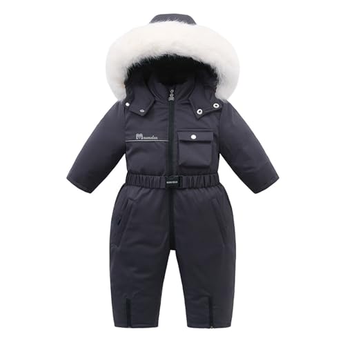 Allbestop Babykleidung Mädchen,Walkoverall Baby Baby Winter Schneeanzug Kapuze Strampler Neugeborene Kinder Jungen Overall Skianzug Winterjacke Baby Junge Neugeborenes Strampelanzug von Allbestop