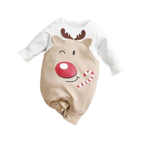 Allbestop Babysachen Strampler Mädchen Babykleidung Jungen Neugeborenes Baby Mädchen Jungen Weihnachten Outfit Halloween Kostüm Baby Für Frühling Und Herbst Schlafanzug von Allbestop