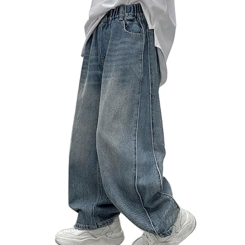 Allbestop Baggy Jeans Herren Pants Jeanshose Weite Bein Loose Fit Denim Hosen Streetwear Mit Taschen Cargohose Y2K Jogginghose Mode Stretch Streetwear Baggy Sweatpants 170 von Allbestop