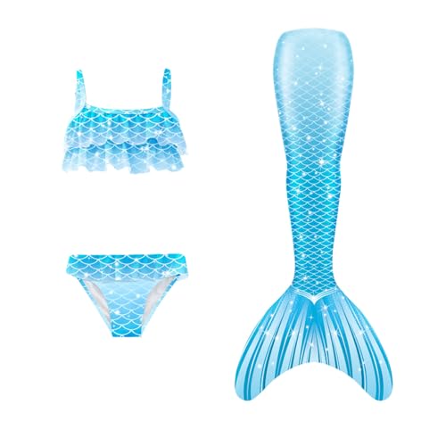 Allbestop Blumendruck Bademode Bikinis Für Mädchen Sport Kostüme Für Mädchen Stitch Badeanzug Unterwasserwelt Kostüm Kinder Bikini Jugendliche Tankini Girls Swimming Costume 140 von Allbestop