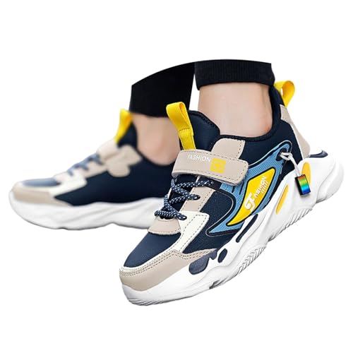 Allbestop Kinder Turnschuhe Sport Schuhe Kinder Hallenturnschuhe Sneaker & Sportschuhe FüR Jungen Herbst Kinderschuhe Atmungsaktiv Laufschuhe Mädchen Leichte Schuhe Leder 30 von Allbestop