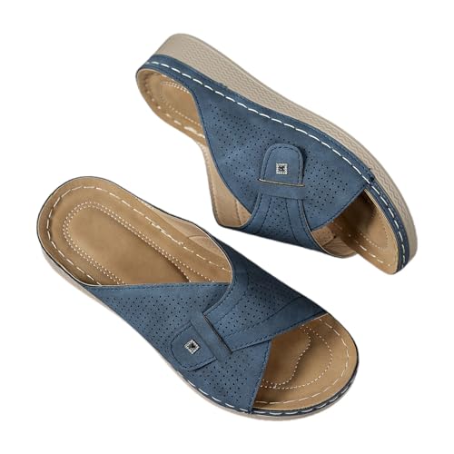 Allbestop Orthopädische Sandalen Damen Sommer Waschbare Orthopädische Einlegesohlen Sommerschuhe Damen Hausschuhe Pantoletten Pantoletten Sandalen Orthopädisch Schlappen 40 von Allbestop