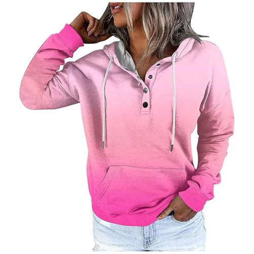 Allbestop Pullover & Strickjacken Für Damen,Kapuzenpullover Herbst ÜBergrößE Hoodies Baseball Sweatshirts Kapuzenpullover Für Damen Elegante Oberteile Damen Herbst Winter Vintage Streetwear von Allbestop