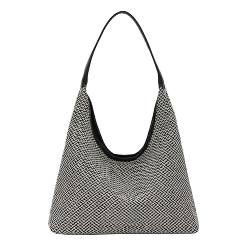Allbestop Strandtasche Damen Sommer Boho, AchselhöHlen Hobo Tasche Damen-Strick Häkeltasche Umhängetasche Damen Gross Shopper Tasche Tote Bag Strandtasche Geflochten Strand von Allbestop