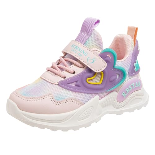 Allbestop Turnschuhe Jungen Helle Sohle Turnschuhe Leichte Atmungsaktiv Hallenschuhe Mädchen Jungen Sneaker rutschfeste Outdoor Kinderschuhe Kinder Sport Laufschuhe Halbschuhe 28 von Allbestop