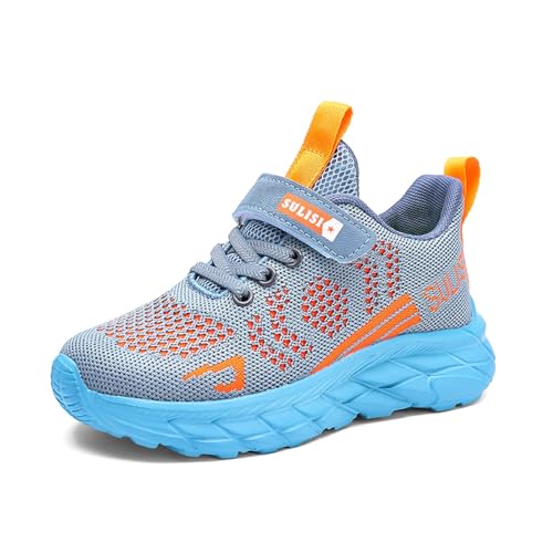 Allbestop Turnschuhe Jungen Mädchen Leicht Sportschuhe Leicht Sportschuhe Atmungsaktiv Hallenschuhe Sneaker & FüR Jungen rutschfest Kinderschuhe Laufschuhe Freizeitschuhe Tennisschuhe 34 von Allbestop