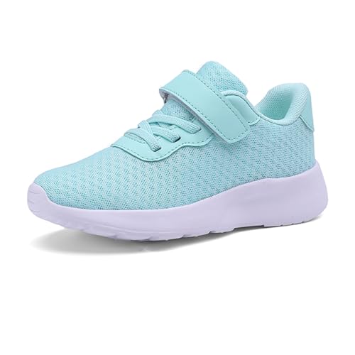 Allbestop Turnschuhe Mädchen Hallenschuhe Sportschuhe Kinder Mädchen Sportschuhe Atmungsaktiv Bequem Kinderschuhe Leichte Mesh Laufschuhe Sneaker Turnschläppchen Kinderschuhe Freizeitschuhe von Allbestop