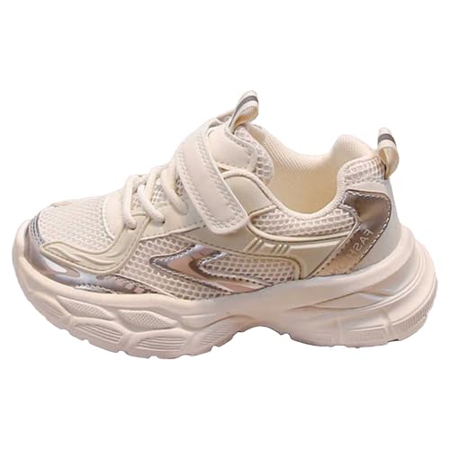 Allbestop Turnschuhe Turnschuhe Kinder Mädchen Helle Sohle Atmungsaktiv Mesh Hallenschuhe Flach Dicker Boden rutschfest Sneaker Kinderschuhe Leicht Laufschuhe Freizeitschuhe Tennisschuhe 33 von Allbestop