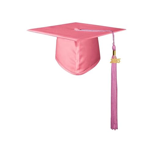 Allbestop Uni Abi Abschluss Hut Abschluss Hut Doktorhut Studentenhut Abitur Graduation Party Deko Geschenke Zum Bachelor Uni Graduation Hat Mit 2025 Anhänger Quaste Geschenke Zum Abitur 2025 Rosa von Allbestop