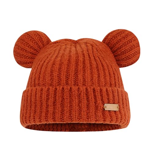 Allbestop Winter Mütze Kinder Babymütze Beanie Mütze Schlupfmütze Unisex Kinder Winter Mädchen Wintermütze Jungen Mädchen Warm Niedlich Strickmütze Für Winter Und Herbst Baby Beanie von Allbestop