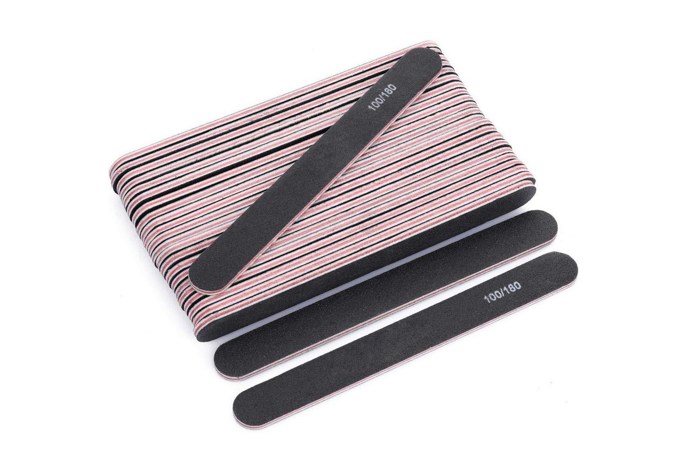 Allbests Sandblatt-Nagelfeile 25 Nagelfeilen Set Schwarz 100/180 für Naturnägel und Salon Allbests Sandblatt-Nagelfeile 25 Nagelfeilen Set Schwarz 100/180 für Naturnägel und Salon von Allbests