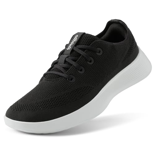 Allbirds Damen Tree Runner Go Sneaker, Natürliches Schwarz (Blizzard), 42.5 EU von Allbirds