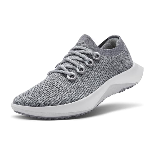 Allbirds Tree Dasher 2 Damen-Sneaker, aktive Lauf- und Walking-Sneaker, Mittelgrau (hellgraue Sohle), 41.5 EU von Allbirds