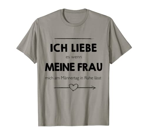 ich liebe meine Frau Männer-Abend Männertag T-Shirt von Alle Valentine Angebote