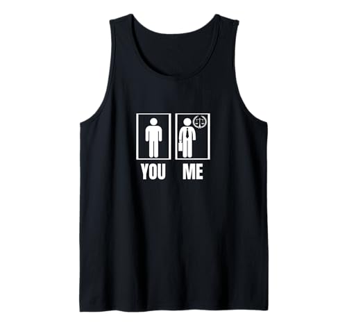 Anwalt Proud Funny Men Anwalt Tank Top von Allegedly Gifts For Law Students And Lawyer