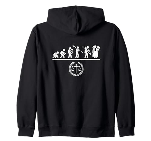 Attorney Evolution Women Lustiger Anwalt Kapuzenjacke von Allegedly Gifts For Law Students And Lawyer