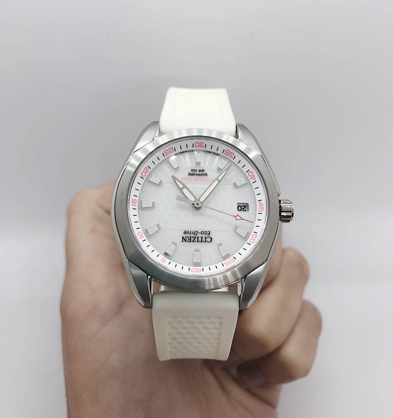 Citizen L Watch Mit Weißer Band von AlleghenyDiamondMine