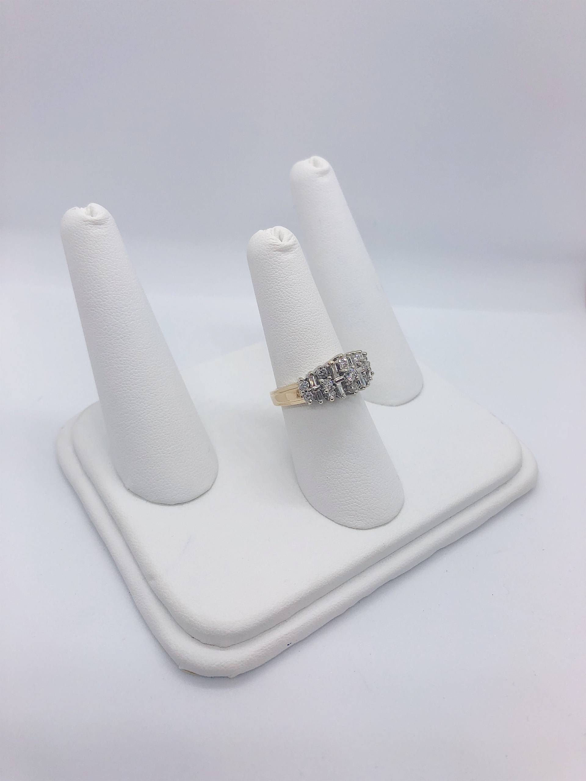 Custom 14Kt-Yg Diamant Jubiläumsband von AlleghenyDiamondMine