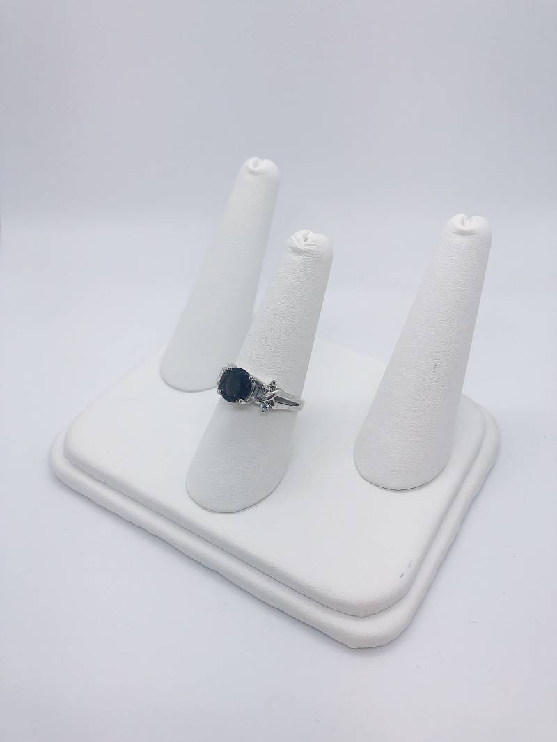 Custom Runder Rauchquarz Und Weißtopas Filigran Ring Mit 925 Sterling Silber von AlleghenyDiamondMine