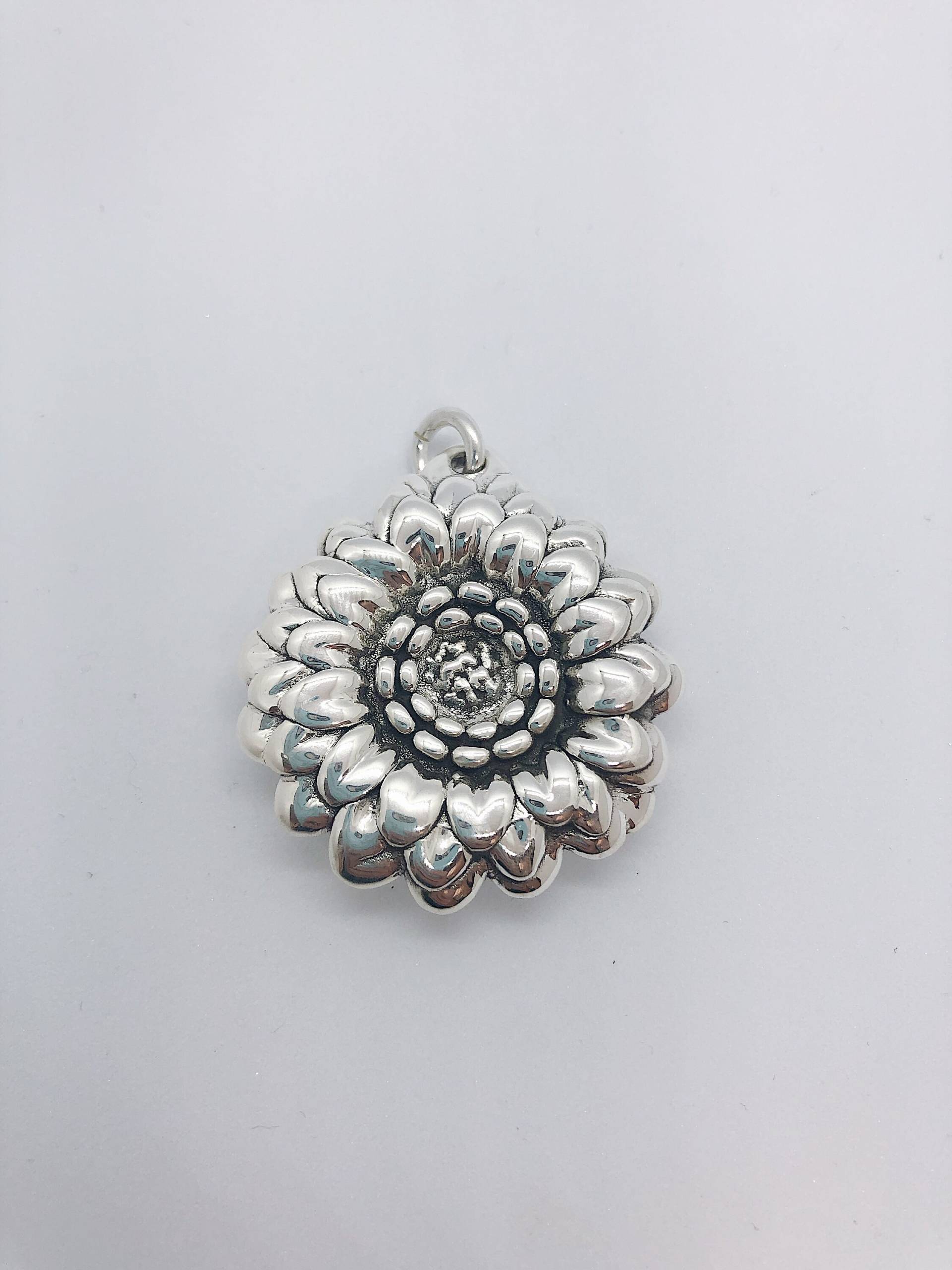 Sterling Silber Floral Pendant Style #3 von AlleghenyDiamondMine