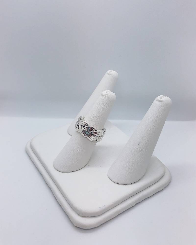 sterling Silber Geflochtener Ring von AlleghenyDiamondMine