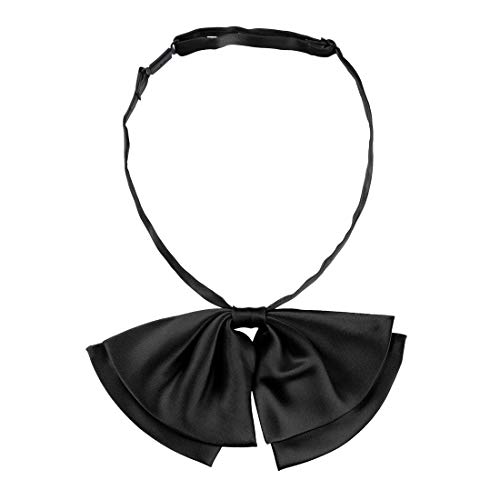 Allegra K Damen Vorgebundene Bowknot Einfarbig Verstellbare Fliege Krawatte Schwarz 8,5 x 15,5 cm Allegra K Damen Vorgebundene Bowknot Einfarbig Verstellbare Fliege Krawatte Schwarz 8,5 x 15,5 cm von Allegra K