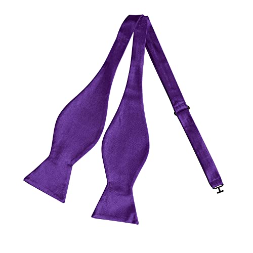 Allegra K Herren Einfarbig Selbstgebundene Formale Bowties Fliege Dunkellila One Size von Allegra K