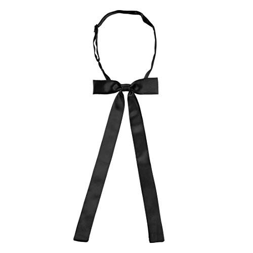 Allegra K Herren Einfarbig Vorgebundene Schnur Fliegen Krawatte Schwarz One Size von Allegra K