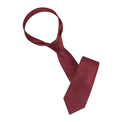 Allegra K Herren Formelle Business Punkte Self Tie Krawatte Rot 146 cm von Allegra K
