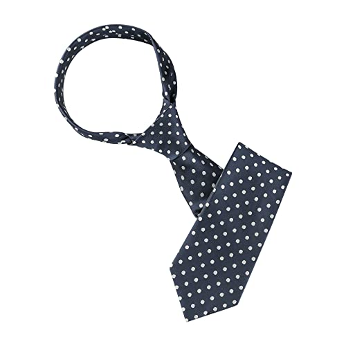 Allegra K Herren Klassische Formelle Polka Dots Self Tie Krawatte Navy Blau 145 cm von Allegra K