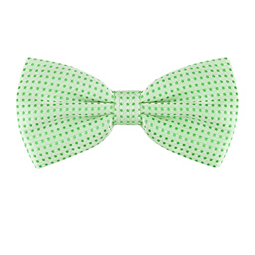 Allegra K Herren Polka Dots Vorgebundene Formale Party Bowtie Fliegen Hellgrün One Size von Allegra K