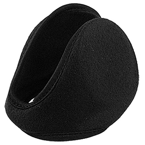 sourcing map Damen Herr Metall Rahmen schwarz Vlies Ohrenschützer Ohrwärmer Ohrenwärmer von Allegra K