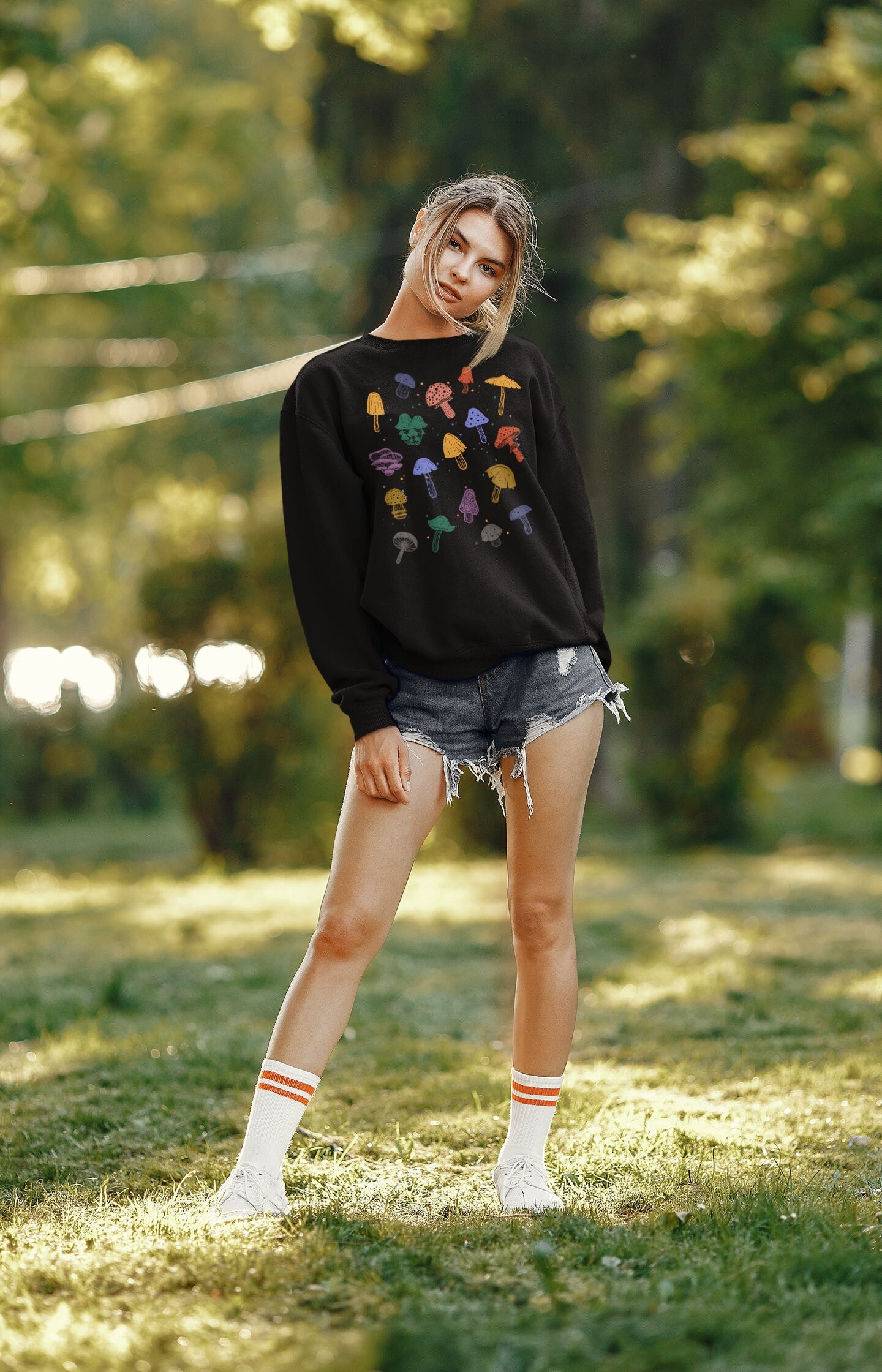 Pilz Crewneck Sweatshirt | Cottagecore Kleidung Dark Academia Ästhetik Unisex Heavy Blend Pilz Crewneck Sweatshirt | Cottagecore Kleidung Dark Academia Ästhetik Unisex Heavy Blend von AllegroCreativeCo