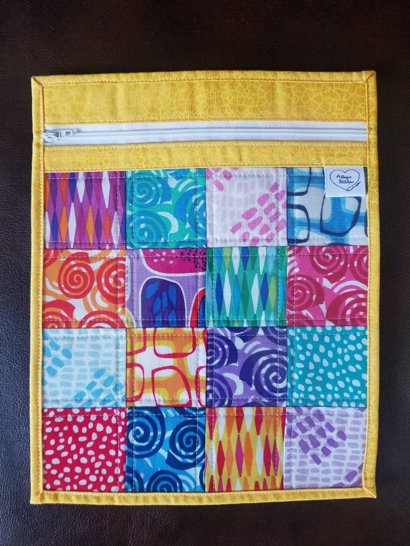 Kit-It-Up Tasche/Kit It Up Tasche/Vinyl Front Projekttasche/Vinyl von AllegroStitches