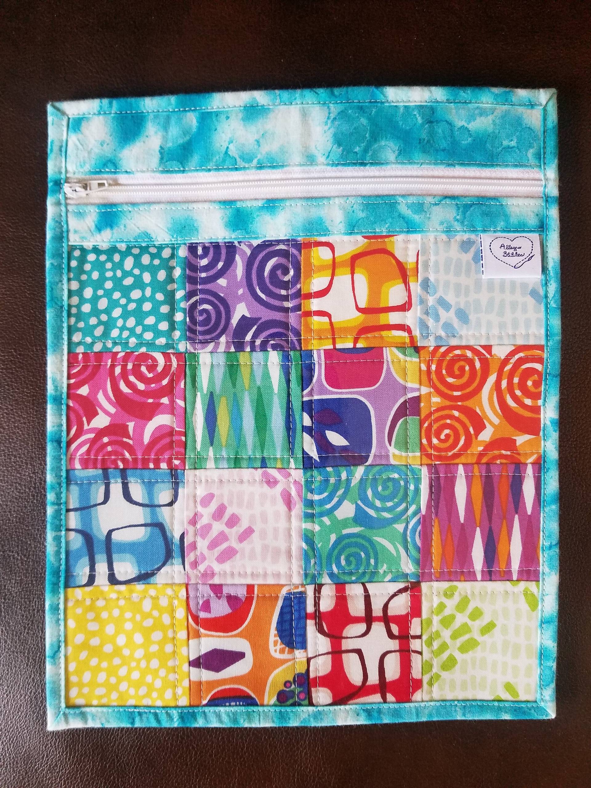 Kit-It-Up Tasche/Kit It Up Tasche/Vinyl Front Projekttasche/Vinyl von AllegroStitches