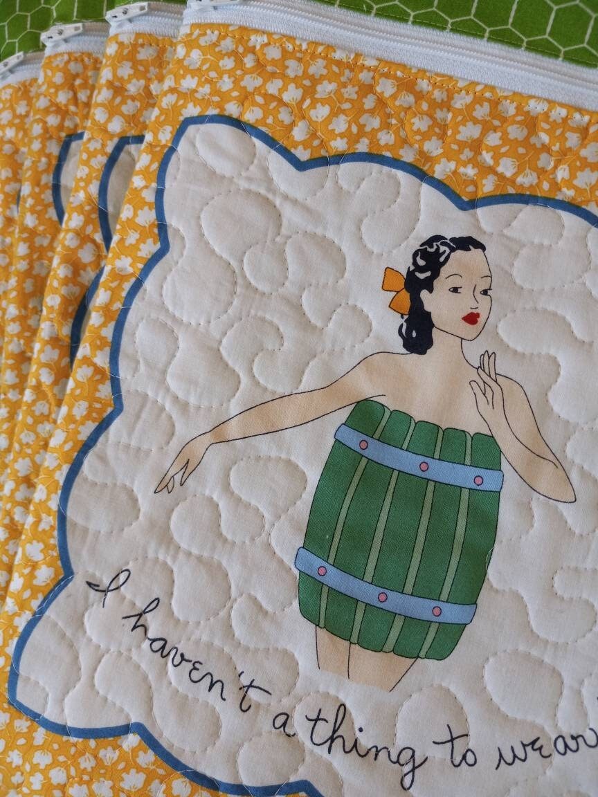 Quilted Projekttasche Kit-It-Up Tasche/Kit It Up Tasche/Wischtasche/Kleine Projekttasche/Vinyl Front Projekttasche/Projekttasche/Kreuzstichtasche Quilted Projekttasche Kit-It-Up Tasche/Kit It Up Tasche/Wischtasche/Kleine Projekttasche/Vinyl Front Projekttasche/Projekttasche/Kreuzstichtasche von AllegroStitches