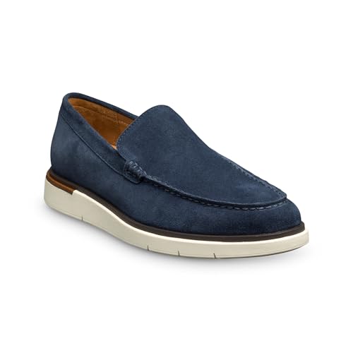 Allen Edmonds Carson Herren-Slipper aus Wildleder, Marineblaues Wildleder, 11.5 X-Wide von Allen Edmonds